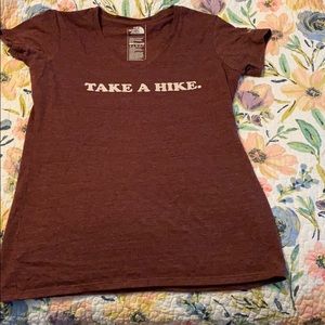 north face hiking t shirt!